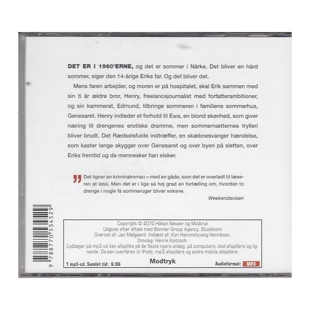 Kim Novak badede aldrig ved Genesaret (Lydbog)