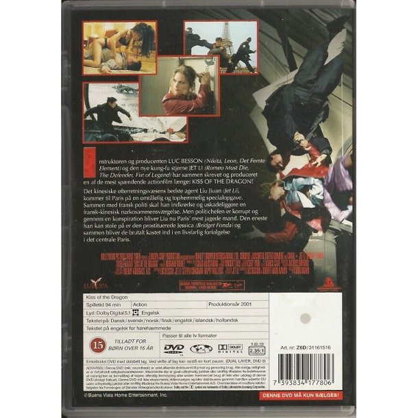 Kiss of the dragon (DVD)