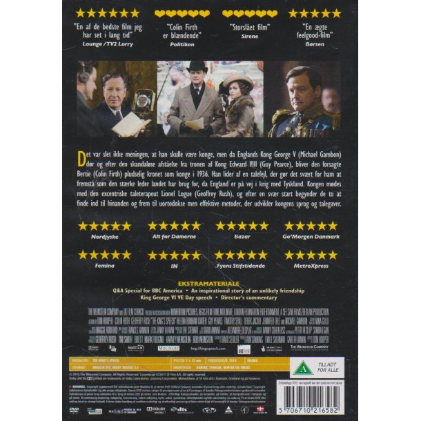 Kongens store tale (DVD)