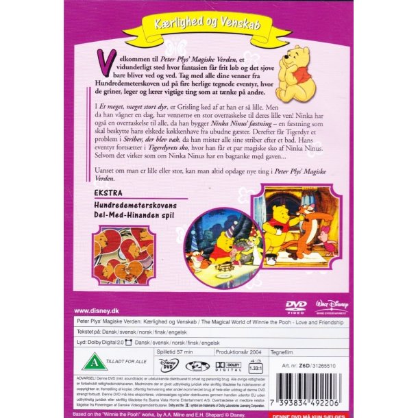 Peter Plys' magiske verden - K�rlighed og venskab (DVD)