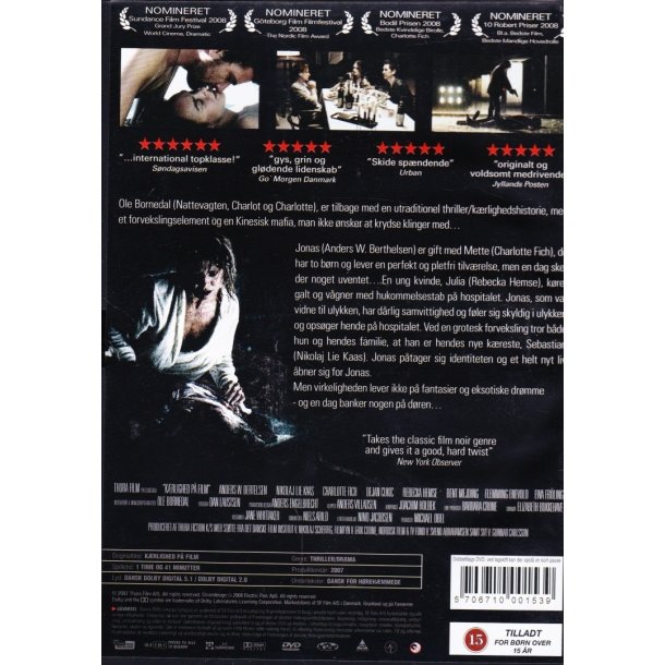 K�rlighed p� film (DVD)