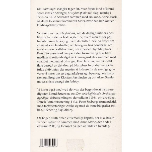 Kun slutningen mangler (Bog)