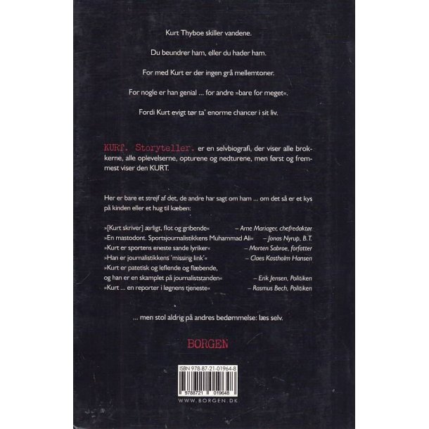 Kurt. Storyteller (Bog)