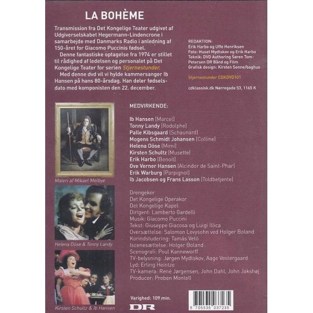 La Boh�me - Giacomo Puccini (DVD)