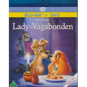 Lady og Vagabonden - Disney klassiker nr. 15 (Blu-ray+DVD)