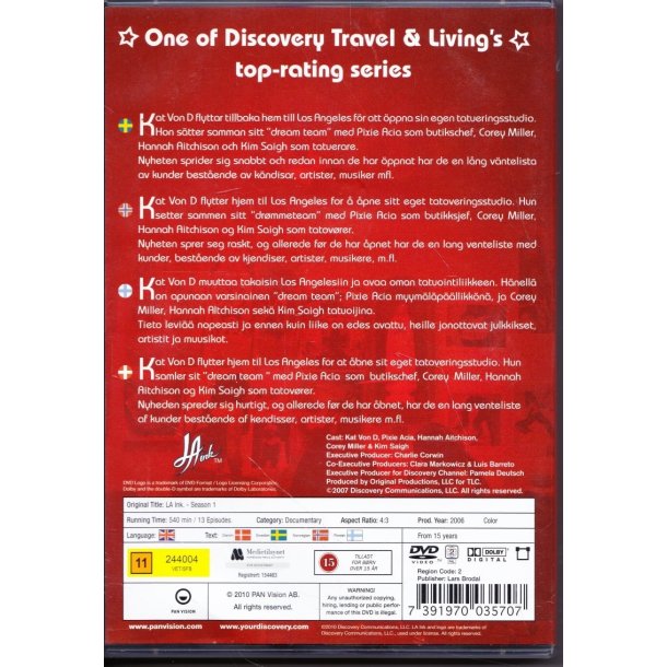 LA ink - S�son 1 part 1 (DVD)