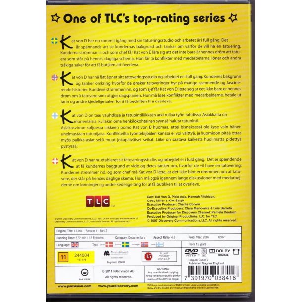 LA ink - S�son 1 part 2 (DVD)