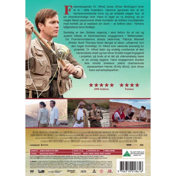 Laksefiskeri i Yemen (DVD)