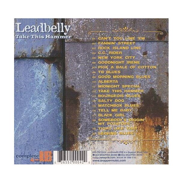 Take this hammer (CD)