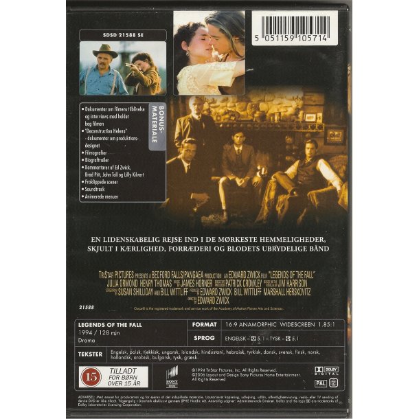 Legends of the fall (DVD)