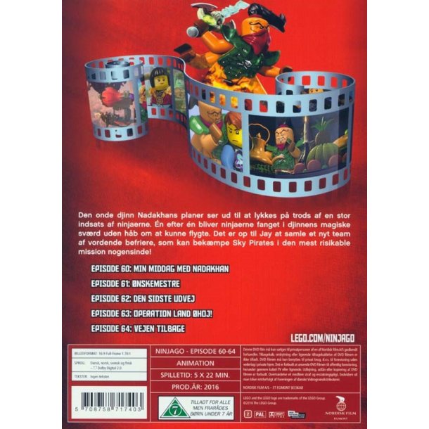 Lego Ninjago 60-64 (DVD)