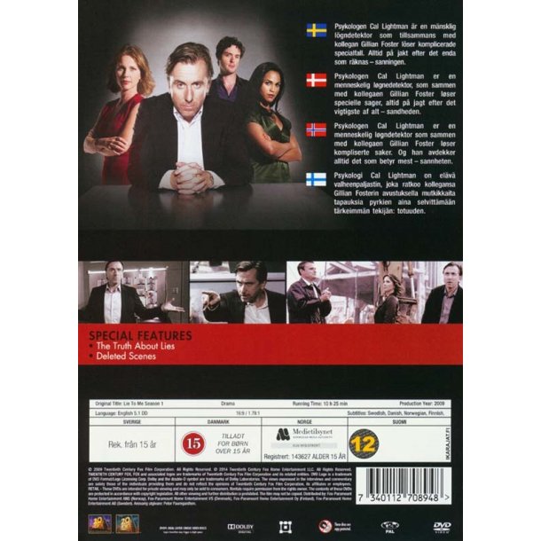Lie to me - S�son 1 (DVD)