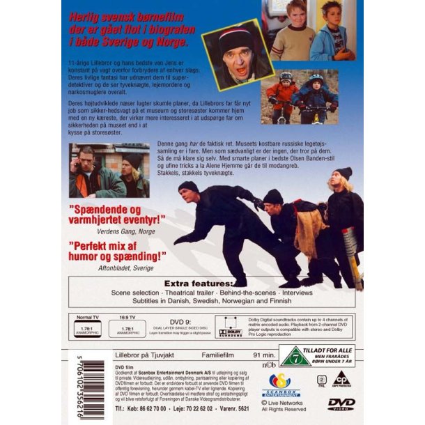 Lillebror p� forbryderjagt (DVD)