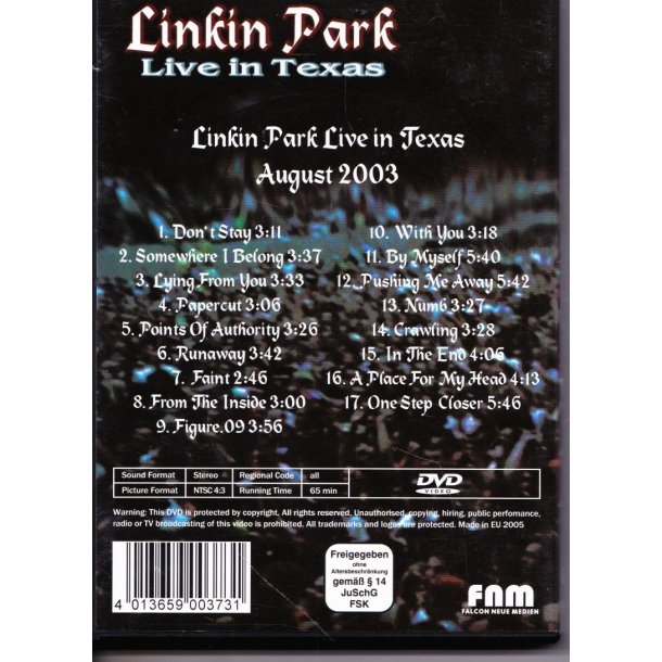 Live in Texas (DVD)