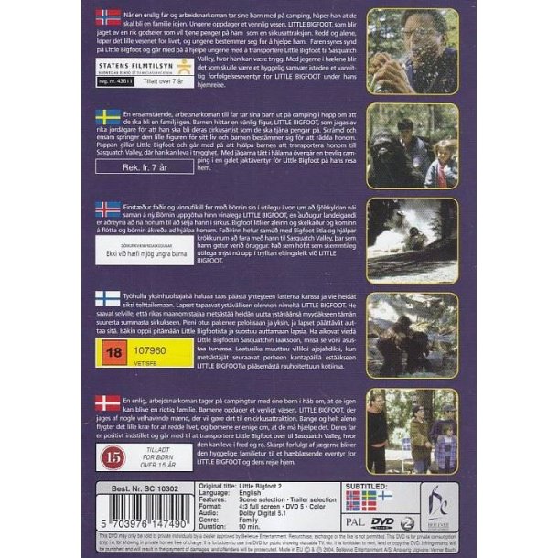 Little Bigfoot 2 -The Journey home (DVD)