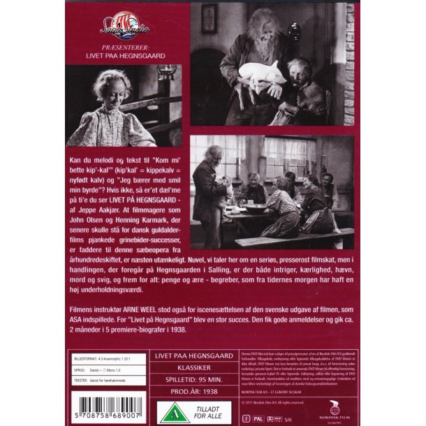 Livet paa Hegnsgaard (DVD)