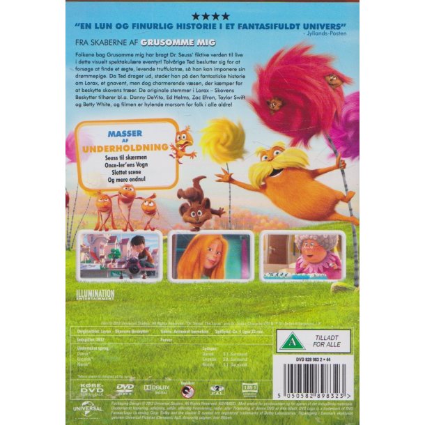 Dr. Seuss' Loramax skovens beskytter (DVD)