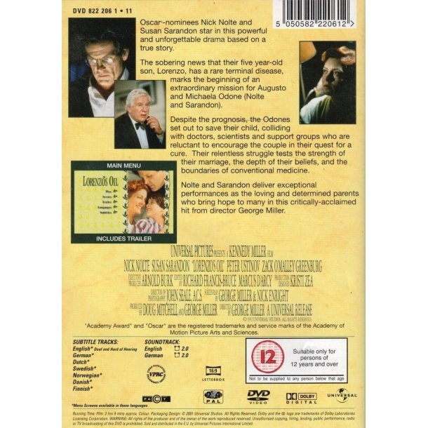 Lorenzo's Oil (DVD)