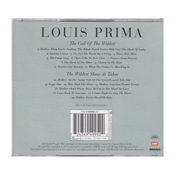 The Call Of The Wildest & The Wildest Show At Tahoe (CD)