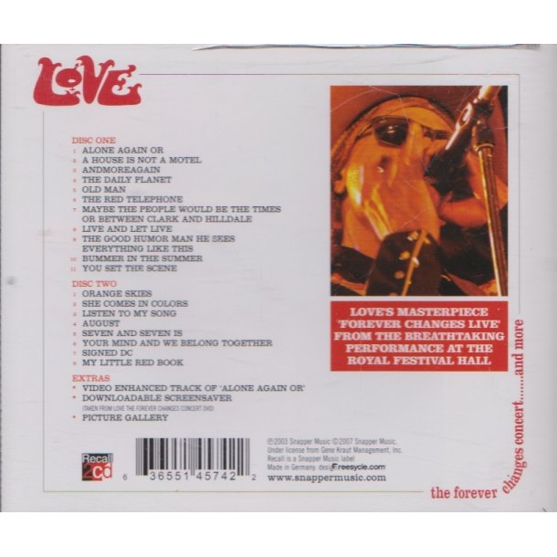 The forever changes concert and more (CD)