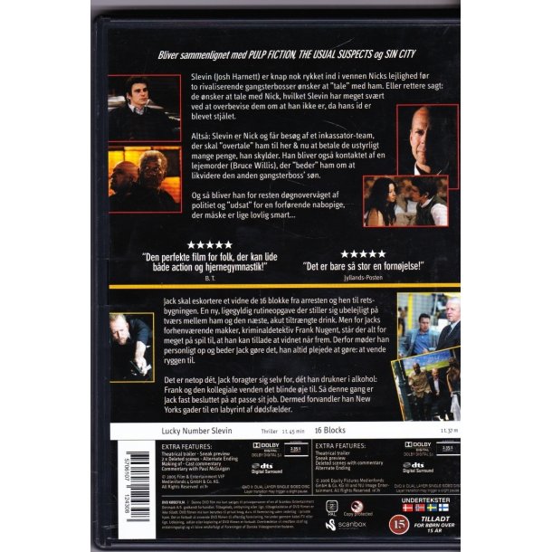Lucky number slevin / 16 Blocks - 2film (DVD)
