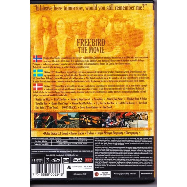 Freebird the Movie (DVD)