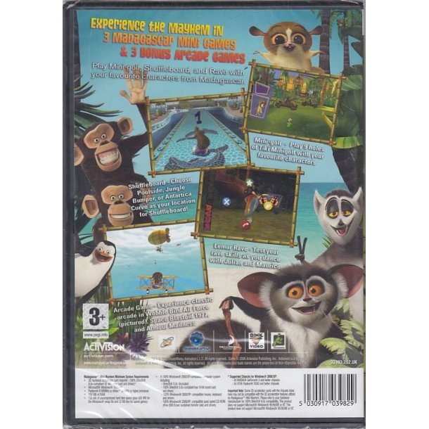 Madagascar - Mini Mayhem (Spil)