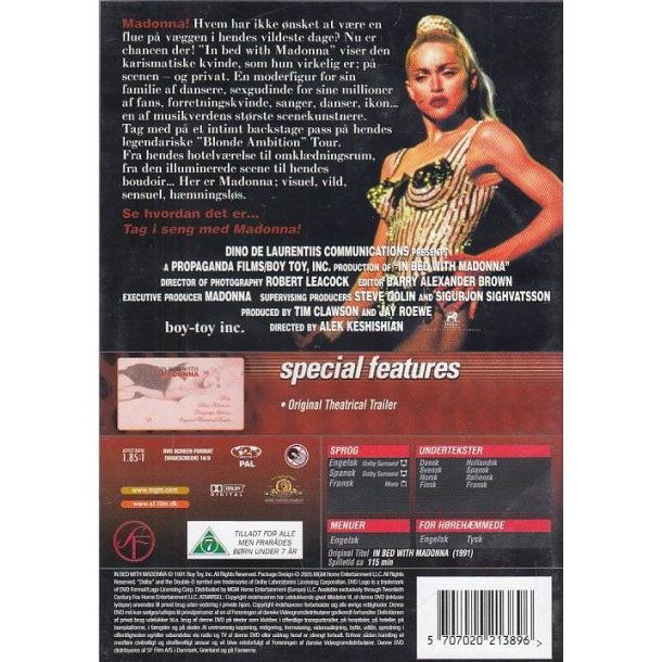 In bed with Madonna (DVD)