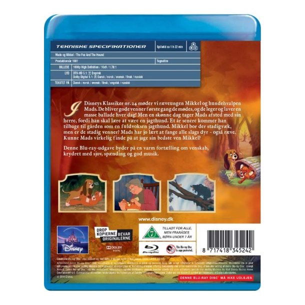 Mads og Mikkel - Disney Klassikere nr. 24 (Blu-ray)