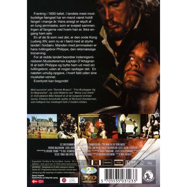 Manden med jernmasken (DVD)
