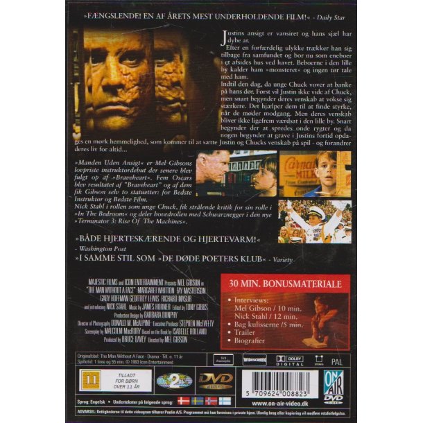 Manden uden ansigt (DVD)