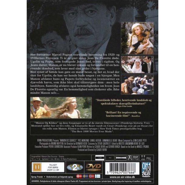 Manon og Kilden (DVD)