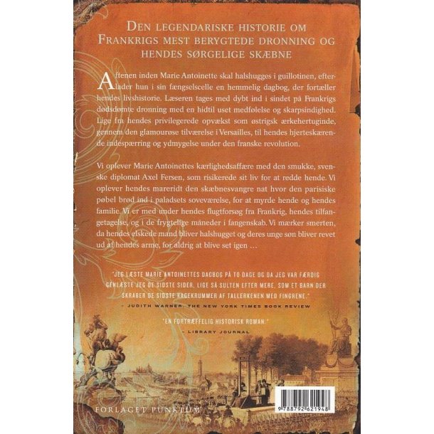 Marie Antoinettes hemmelige dagbog (Bog)