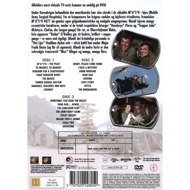 M*A*S*H - S�son 1 (DVD)