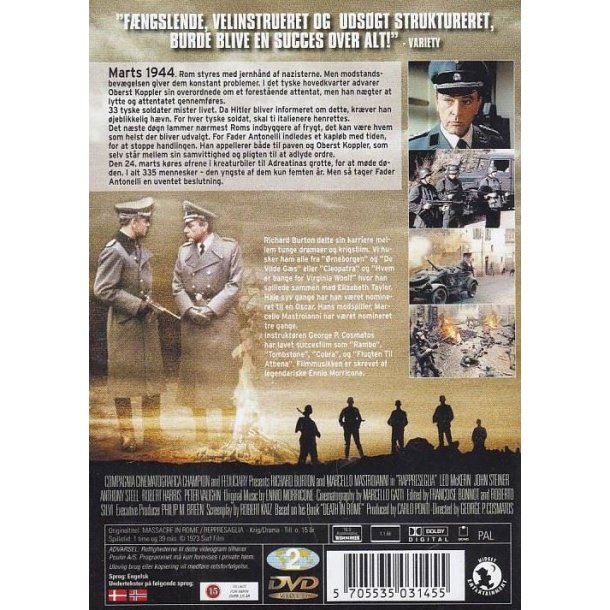 Massakren i Rom (DVD)