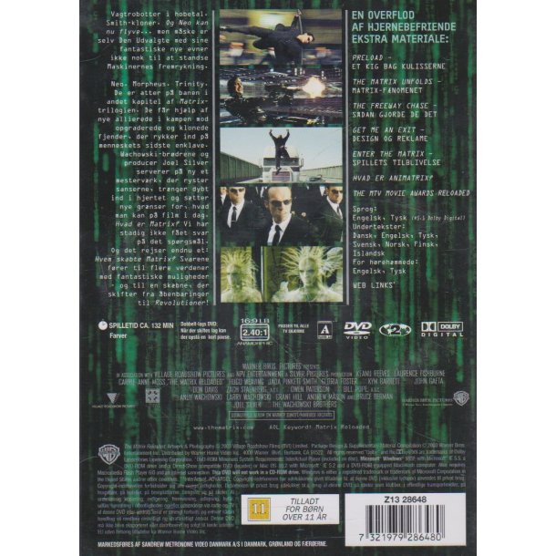 Matrix reloade (DVD)