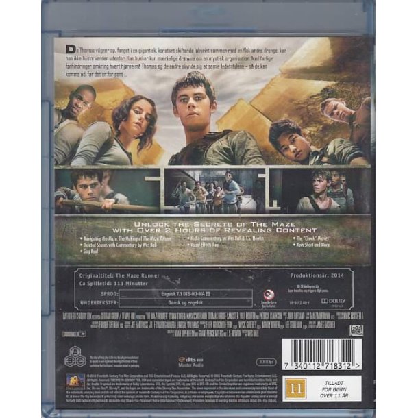 The Maze runner (Blu-ray)