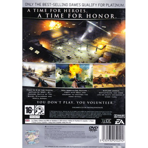 Medal of Honor - European Assault (Spil)