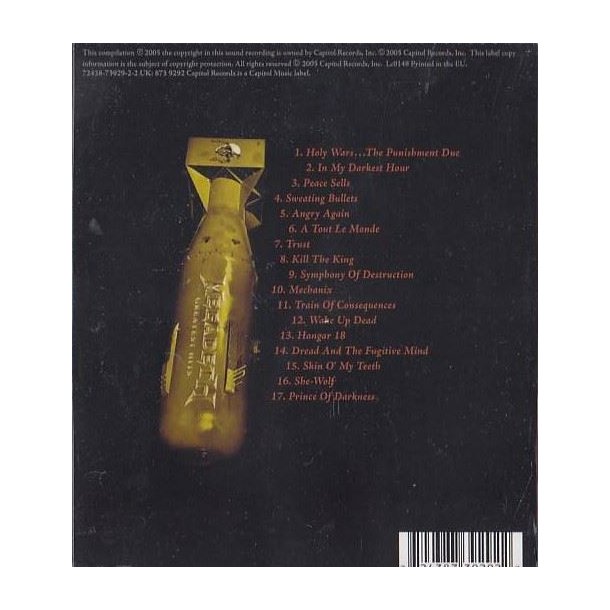 Megadeth Greatest hits (CD)
