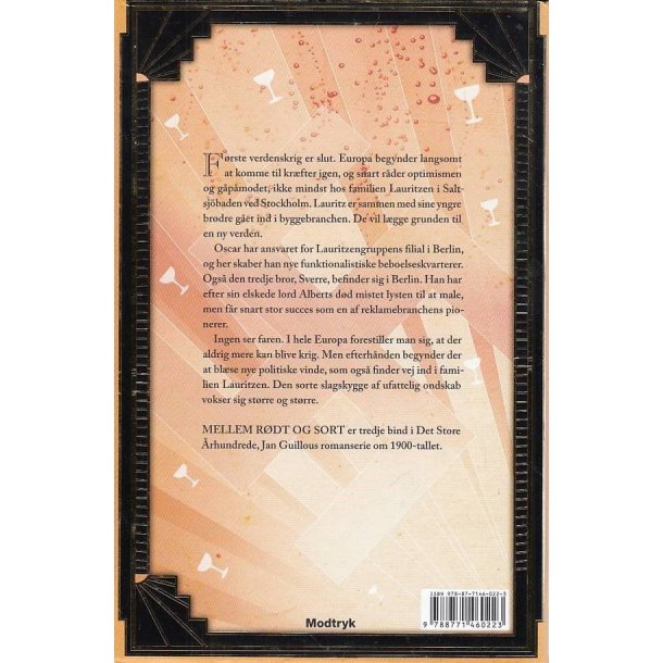 Mellem r�dt og sort (Bog)