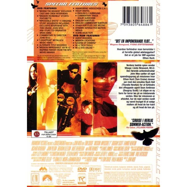 Mission impossible 2 (DVD)