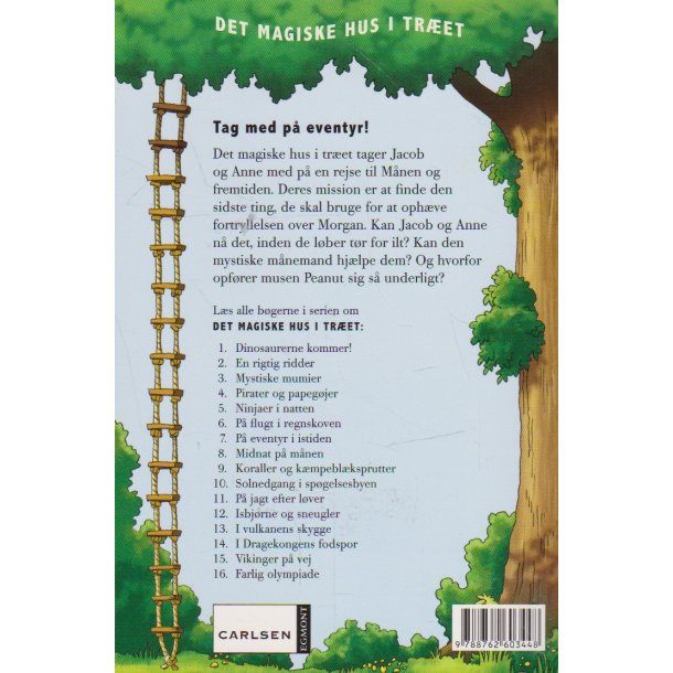 Det magiske hus i tr�et 8 - Midnat p� m�nen (Bog)