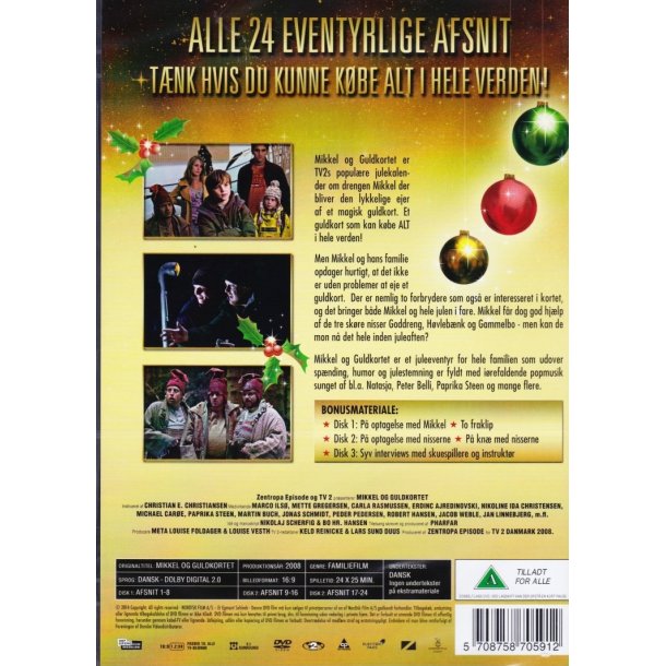 Mikkel og guldkortet (DVD)