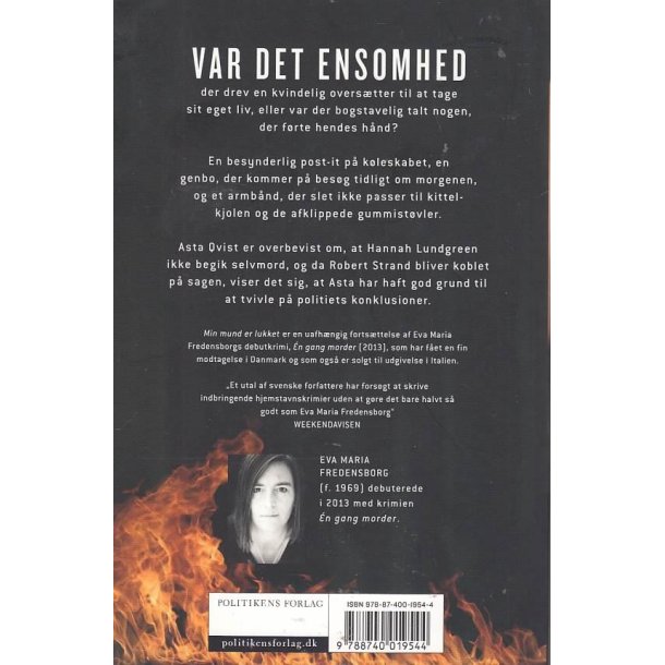 Min mund er lukket (Bog)