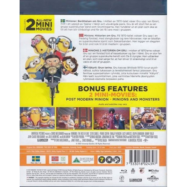 Minions - The Rise of Gru (Blu-ray)