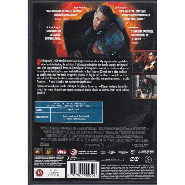 Minority report (DVD)