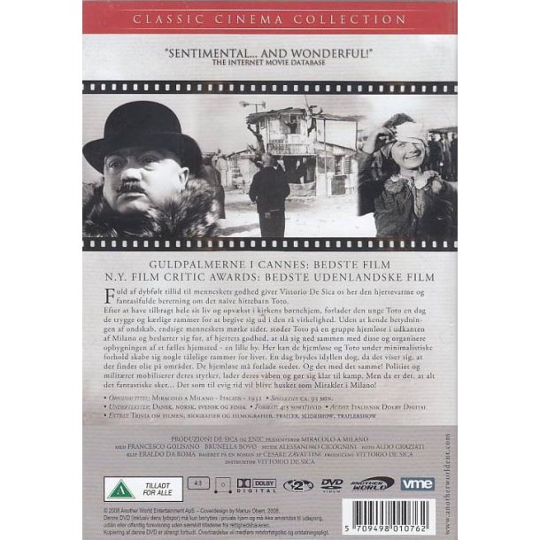 Miraklet i Milano (DVD)