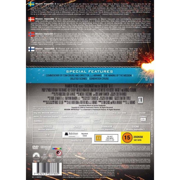 Mission impossible 3 (DVD)