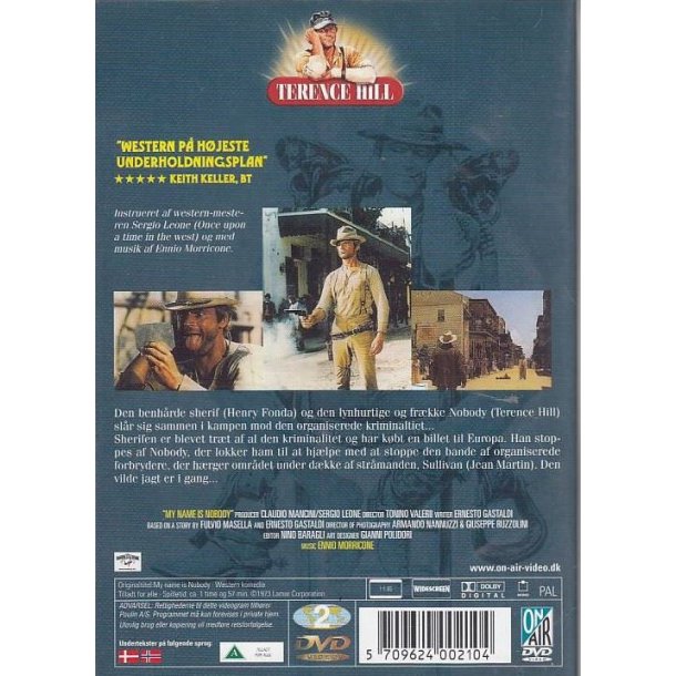Terence Hill - Mit navn er Nobody (DVD)