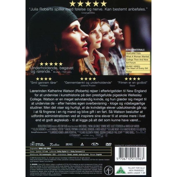 Mona Lisa smile (DVD)